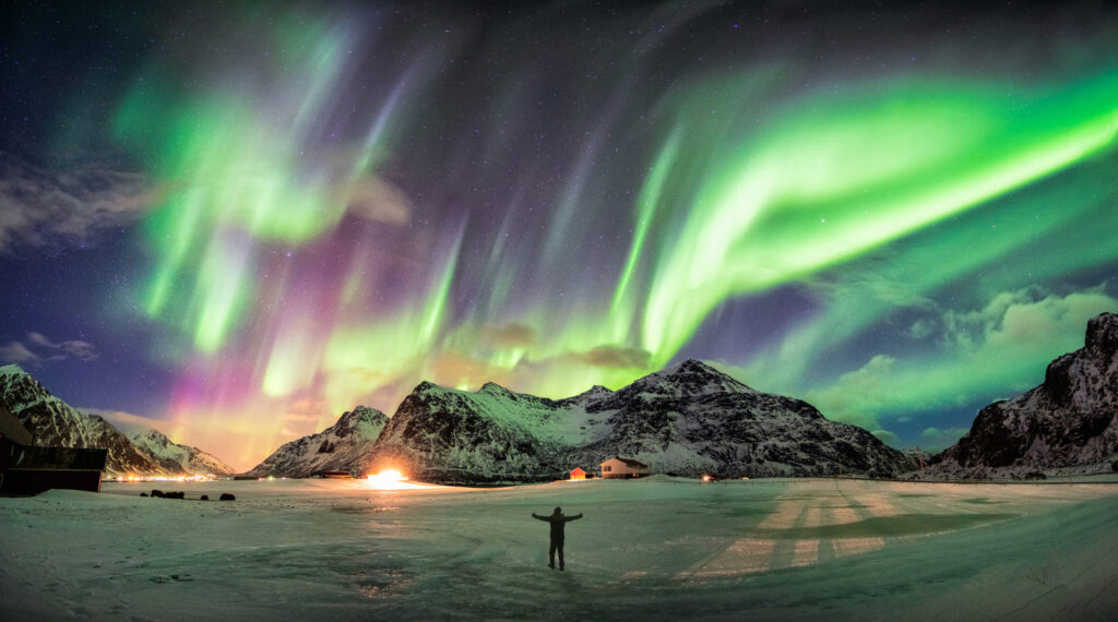 Viaje para ver auroras boreales