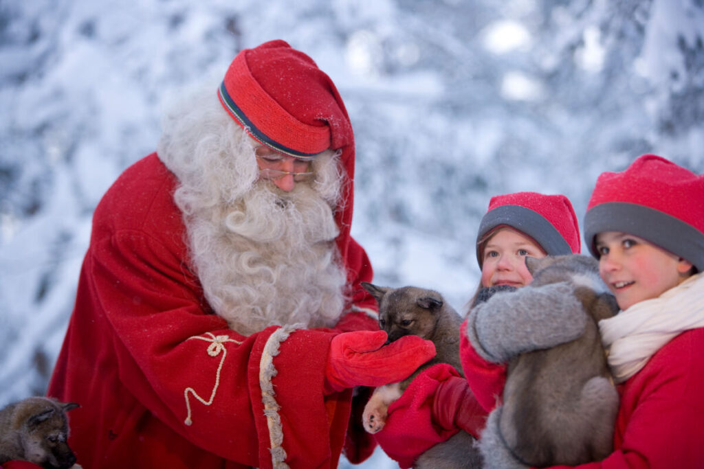 Papá Noel en Rovaniemi